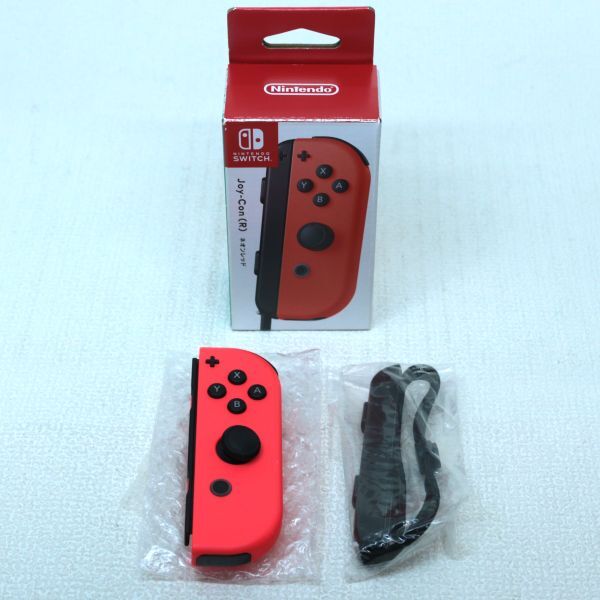 110a 訳有 ジャンク Joy-Con Nintendo Switch ネオンレッド 右（R）HAC-016 ニンテンドー スイッチ コントローラー ジョイコンの画像1