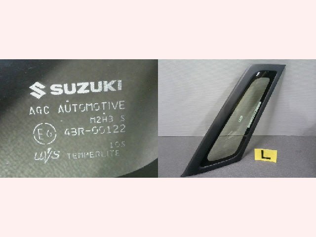 5kurudepa R4年 ワゴンR スマイル 5BA-MX81S フロント サイド ウインド 三角 ガラス MX91S G 2WD 左 32779_画像1