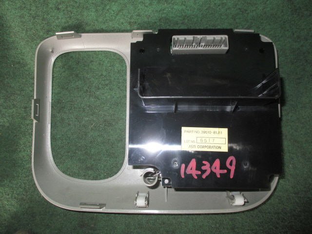 9kurudepa H18年 MRワゴン CBA-MF22S エアコン スイッチ パネル コントロール 39510-81J12-ZL9 [ZNo:02001685]_画像3