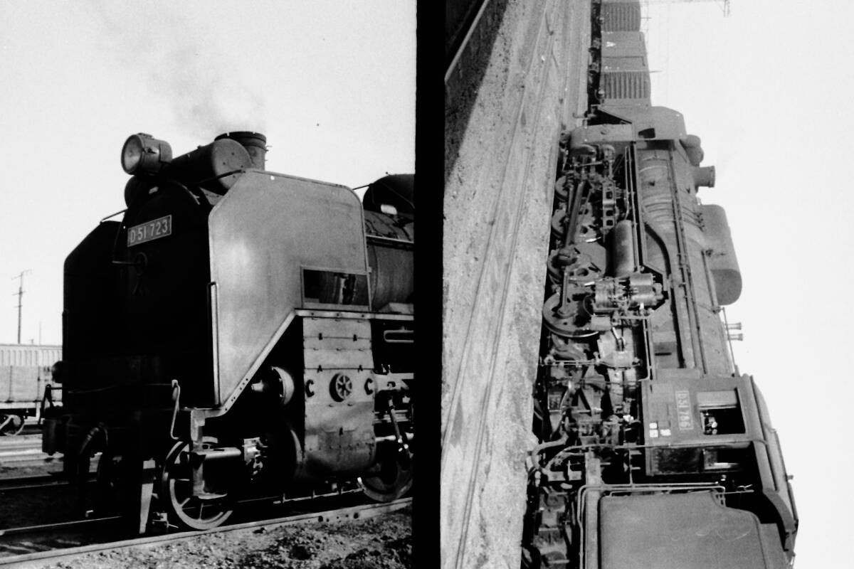 (B23)782 写真 古写真 鉄道 鉄道写真 蒸気機関車 D51516 D51723 ED75746 新宿行 他 フィルム ハーフサイズ ネガ まとめて 40コマ の画像10