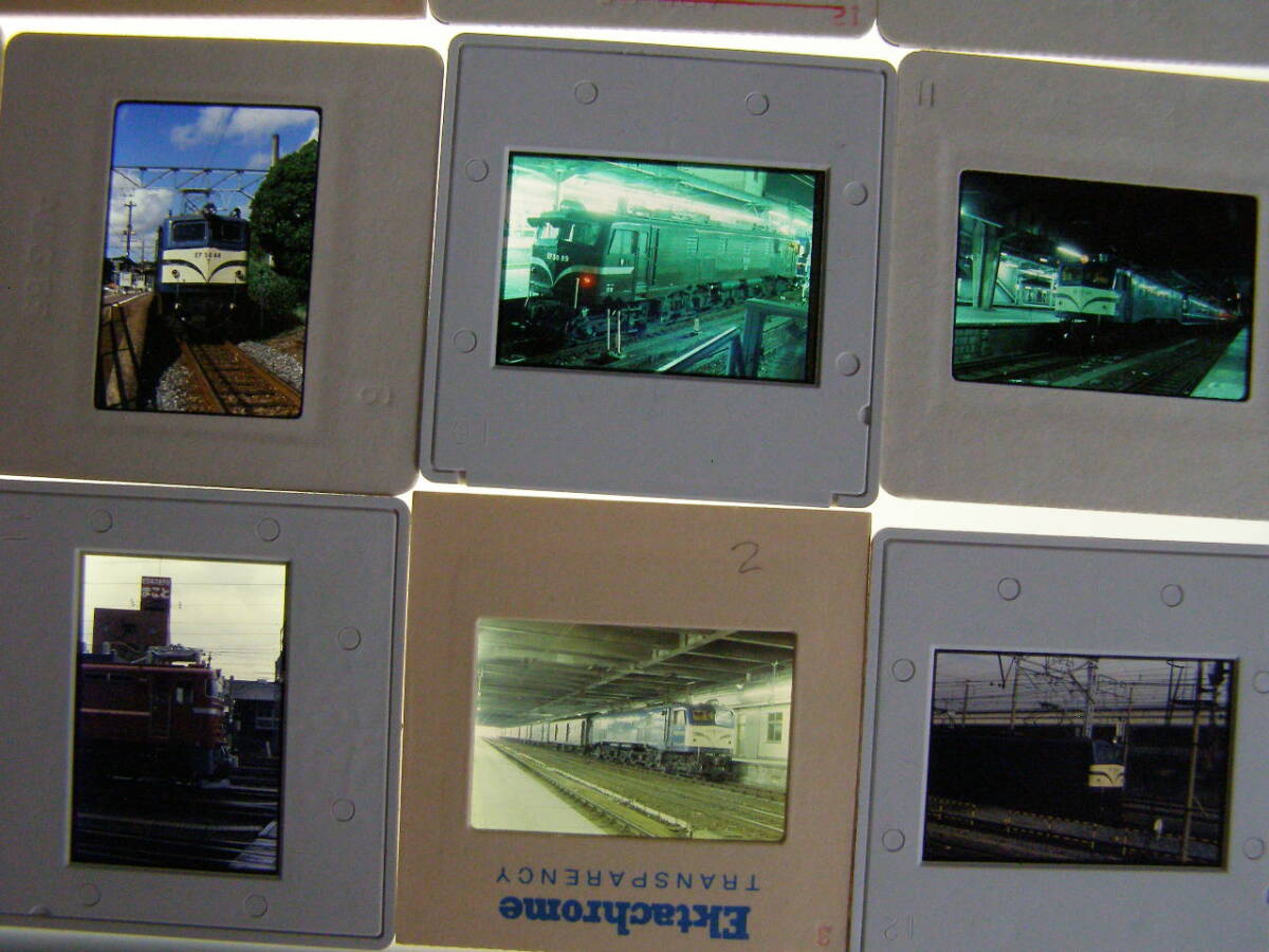 (1f404)811 写真 古写真 鉄道 鉄道写真 電気機関車 お召し列車 御召列車 つばめ 他 フィルム ポジ まとめて 20コマ リバーサル スライドの画像5