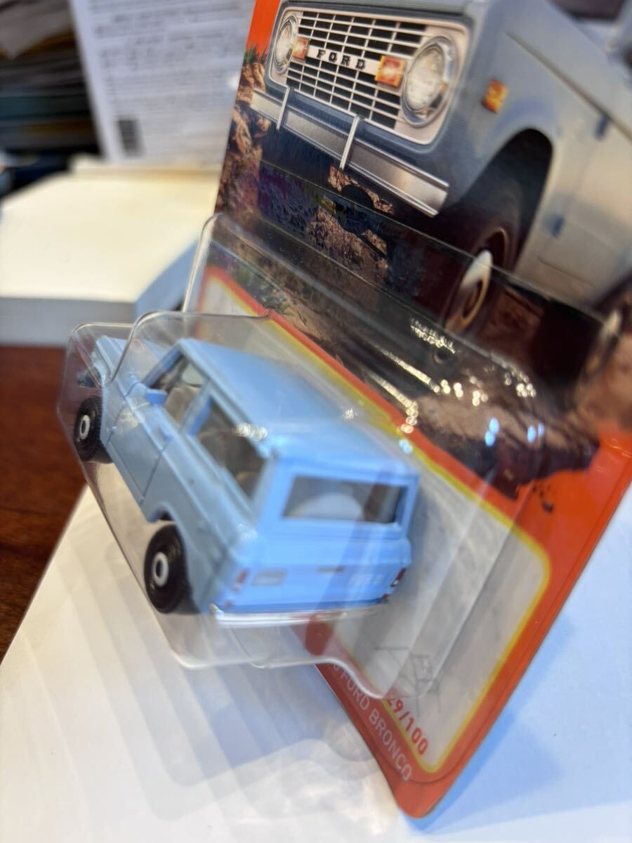 新作マッチボックスMATCHBOX1/64?1970FORD BRONCOフォードブロンコ他HOTWHEELS出品同梱定形外可の画像3