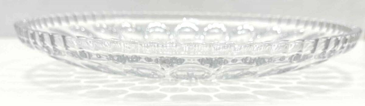 #18109【昭和レトロ】★☆ガラス製大皿　盛皿　プレート　ディッシュ　テーブルウェア　オードブル☆★_画像2
