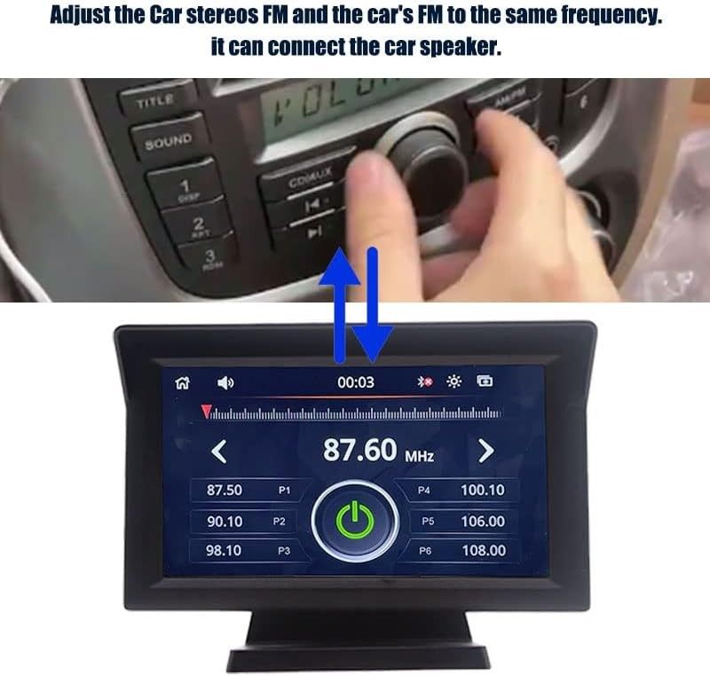 タッチスクリーン カーオーディオ Carplay/Android auto  ナビ