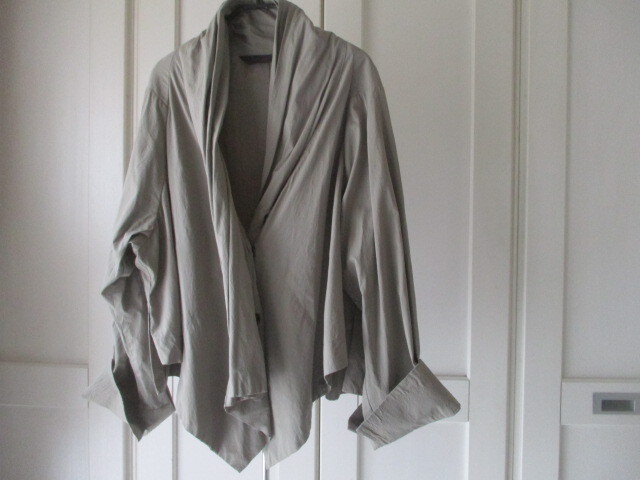 ◆モユル 萌 洗えるコットンデザインジャケット 美品◆の画像1