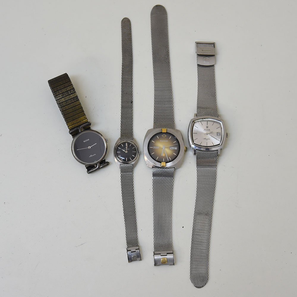 1円 可動品 腕時計 4本 ウォルサム 機械式 自動巻 手巻き メンズ レディース まとめて 同梱不可_画像2