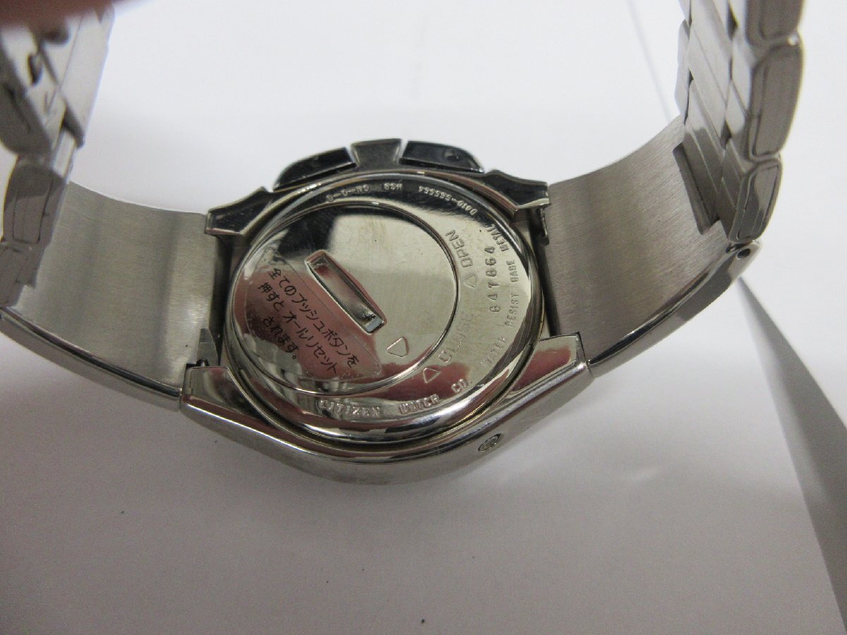 1000円～シチズン CITIZEN 1481010 independent 腕時計 電池交換済みの画像5