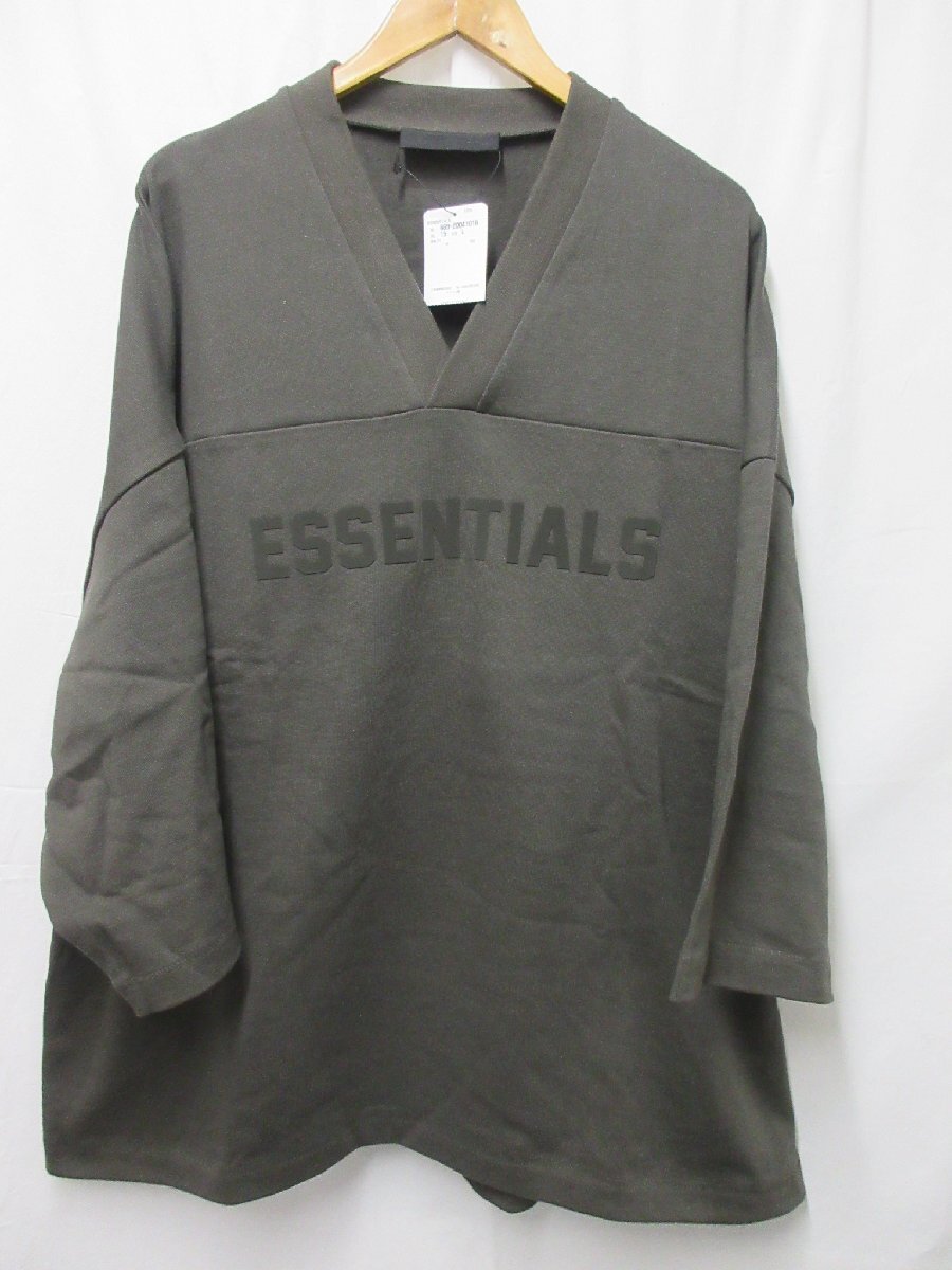 〇1000円～未使用 エッセンシャル ESSENTIALS FOOTBALL TEE サイズLの画像1