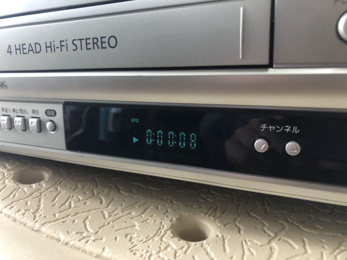 ビデオデッキ VHSデッキ ビデオ DVDレコーダー 一体型 DXアンテナ BROADREC DV-140V レトロの画像3