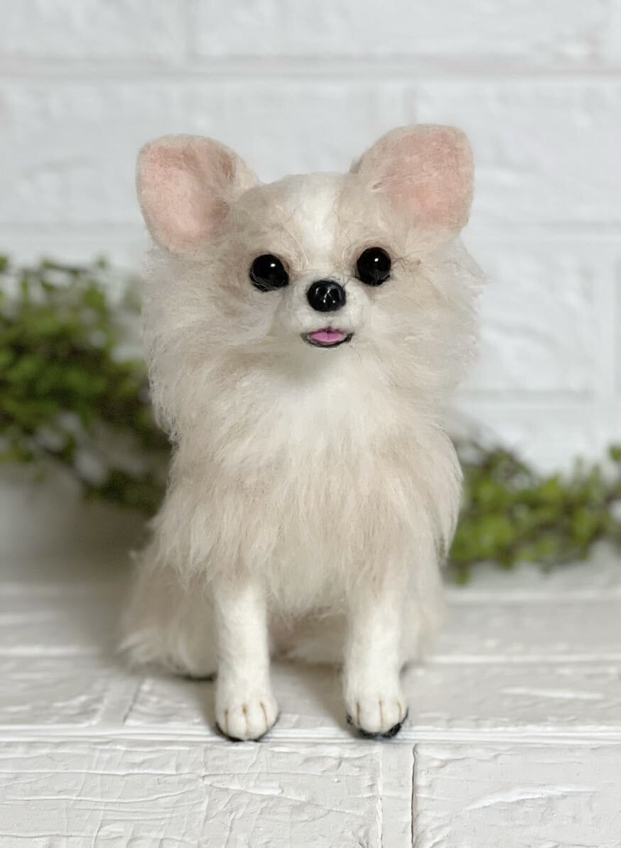 ☆羊毛フェルト ハンドメイド セントバーナード 大型犬 樽付き ☆羊毛フェルト ハンドメイド セントバーナード 大型犬 樽付き