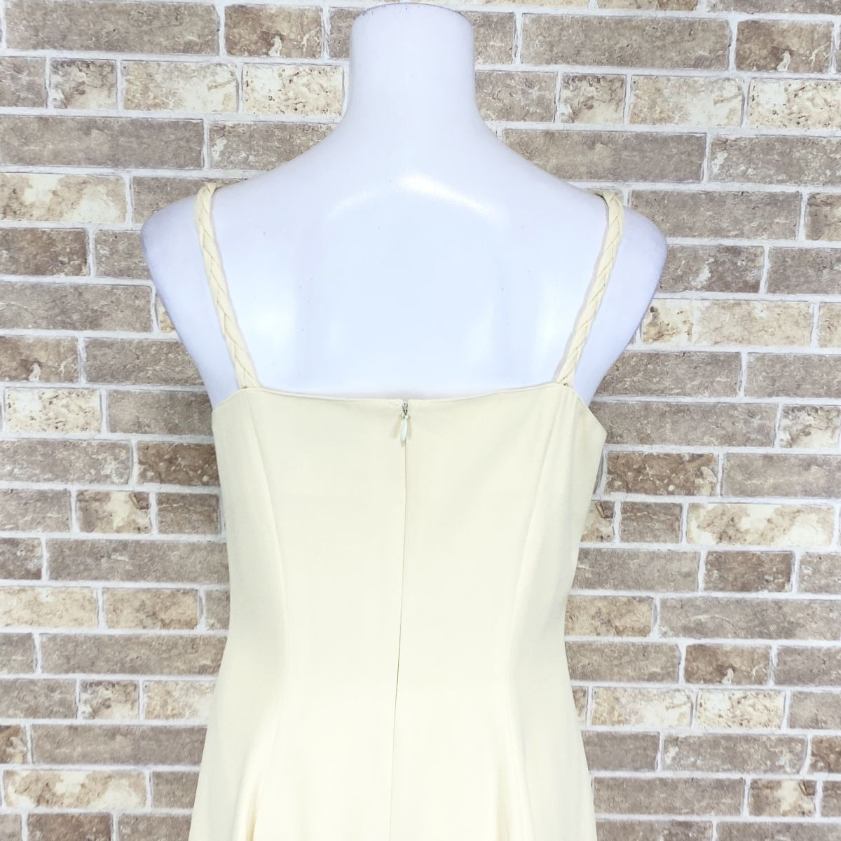 1 jpy dress CELTIC Millet n.tomoda Cami dress 9 cream yellow color dress kyabadore presentation Event used 3887