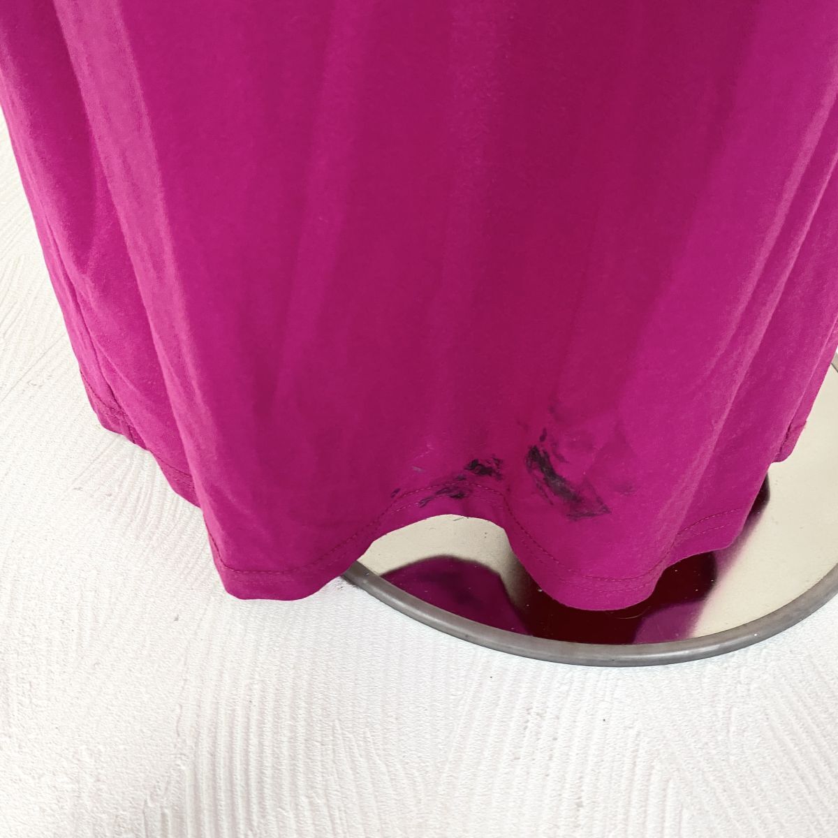 1円 ドレス MIND BODYSOUL ロングドレス 黒 ピンク紫 カラードレス キャバドレ 発表会 イベント　中古３９３１_画像10