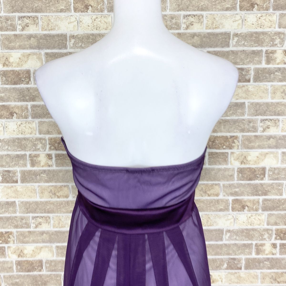 1円 ドレス Kitty ワンピース 紫系 カラードレス キャバドレ 発表会 イベント 中古３９７３の画像7