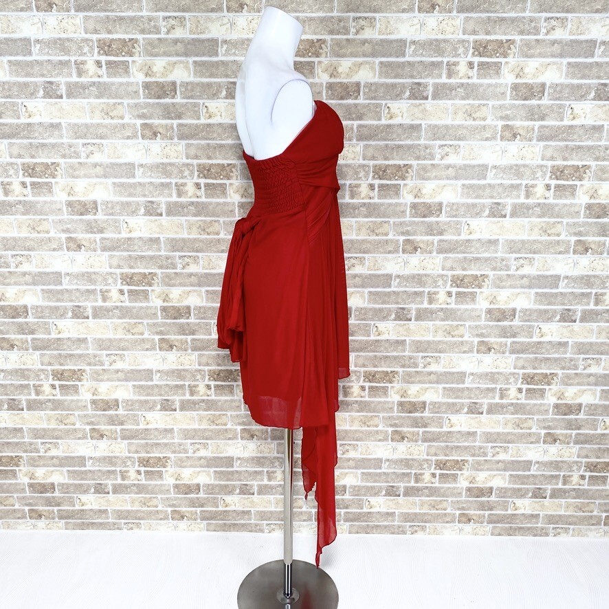 1 jpy dress mags Mini dress L red color dress kyabadore presentation Event used 4119