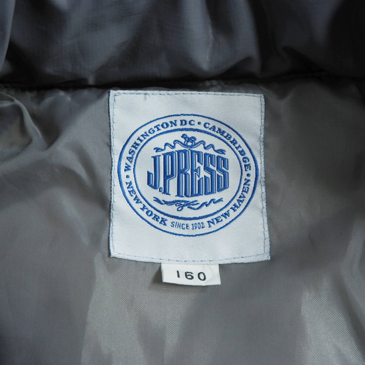 * beautiful goods free shipping * J.PRESS J Press hood Logo badge cotton inside coat g rakes z man 160 0974D0
