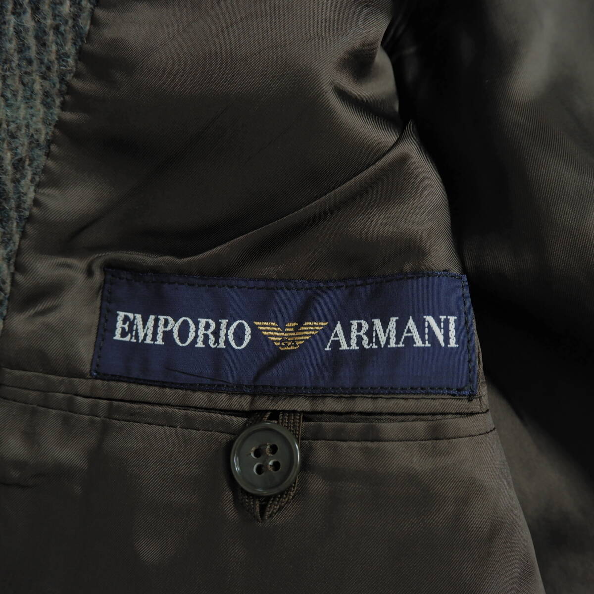 美品 EMPORIO ARMANI エンポリオ アルマーニ ウール チェック 美品 EMPORIO ARMANI エンポリオ アルマーニ ウール チェック