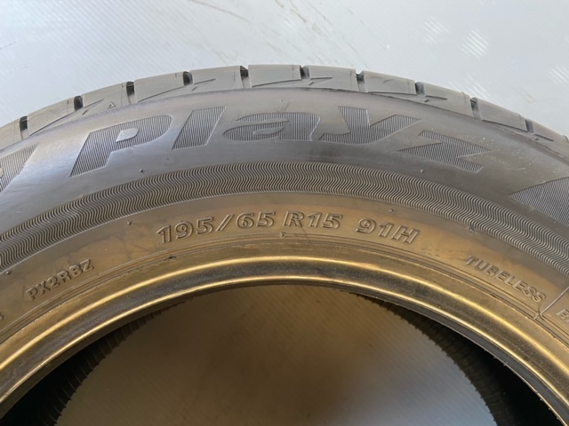 ☆195/65R15 91H☆2022年/2021年/2020年☆Playz PX-RVⅡプレイズ ブリヂストン 夏タイヤ 4本セット 新品未使用 195 65 15_画像7