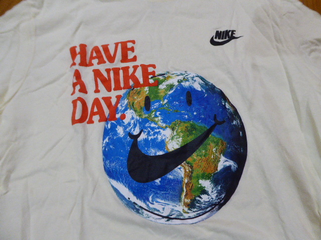 NIKE 新品 Tシャツ HAVE A NIKE DAY 地球 ２XL 地球 EARTH カットソーの画像2