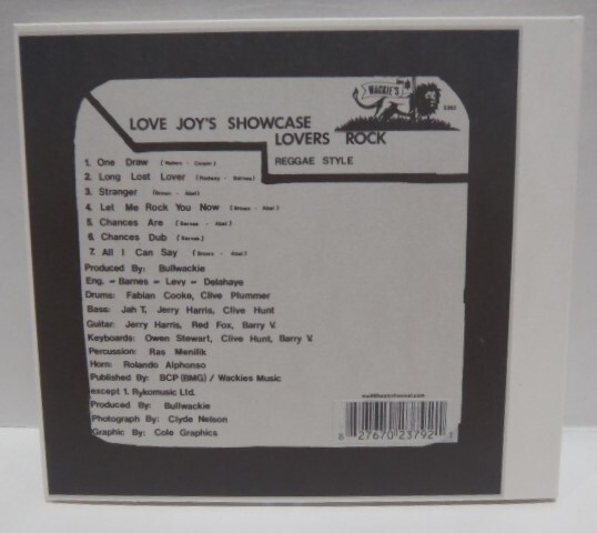 輸入盤 CD　LOVE JOYS　LOVERS ROCK　WACKIE'S　レゲエ　女性デュオ_画像2