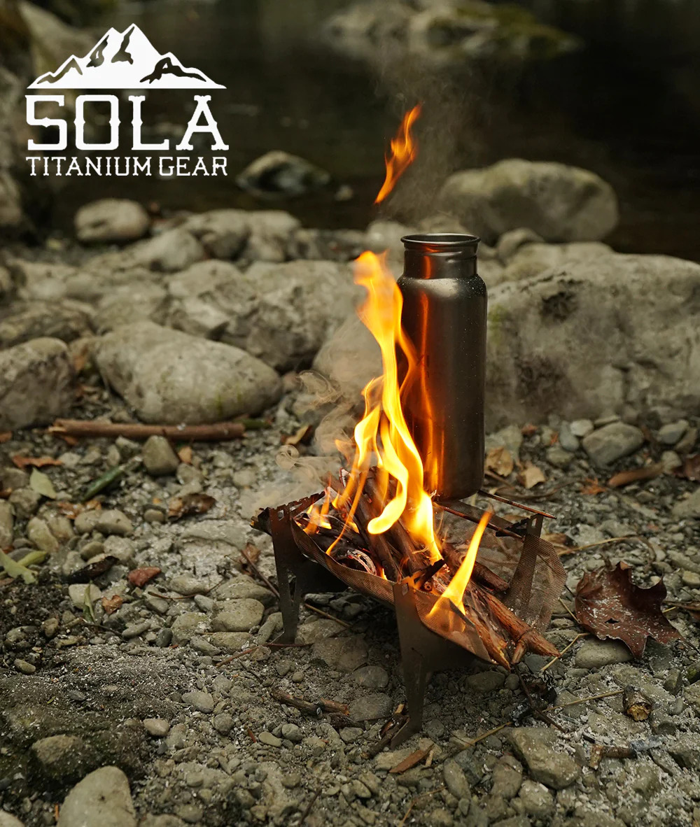 【SOLA TITANIUM GEAR*Super Naturestove #1*ソラチタニウムギア*スーパーネイチャーストーブ #1*カーボンフェルト同梱*ウッドストーブ】の画像2