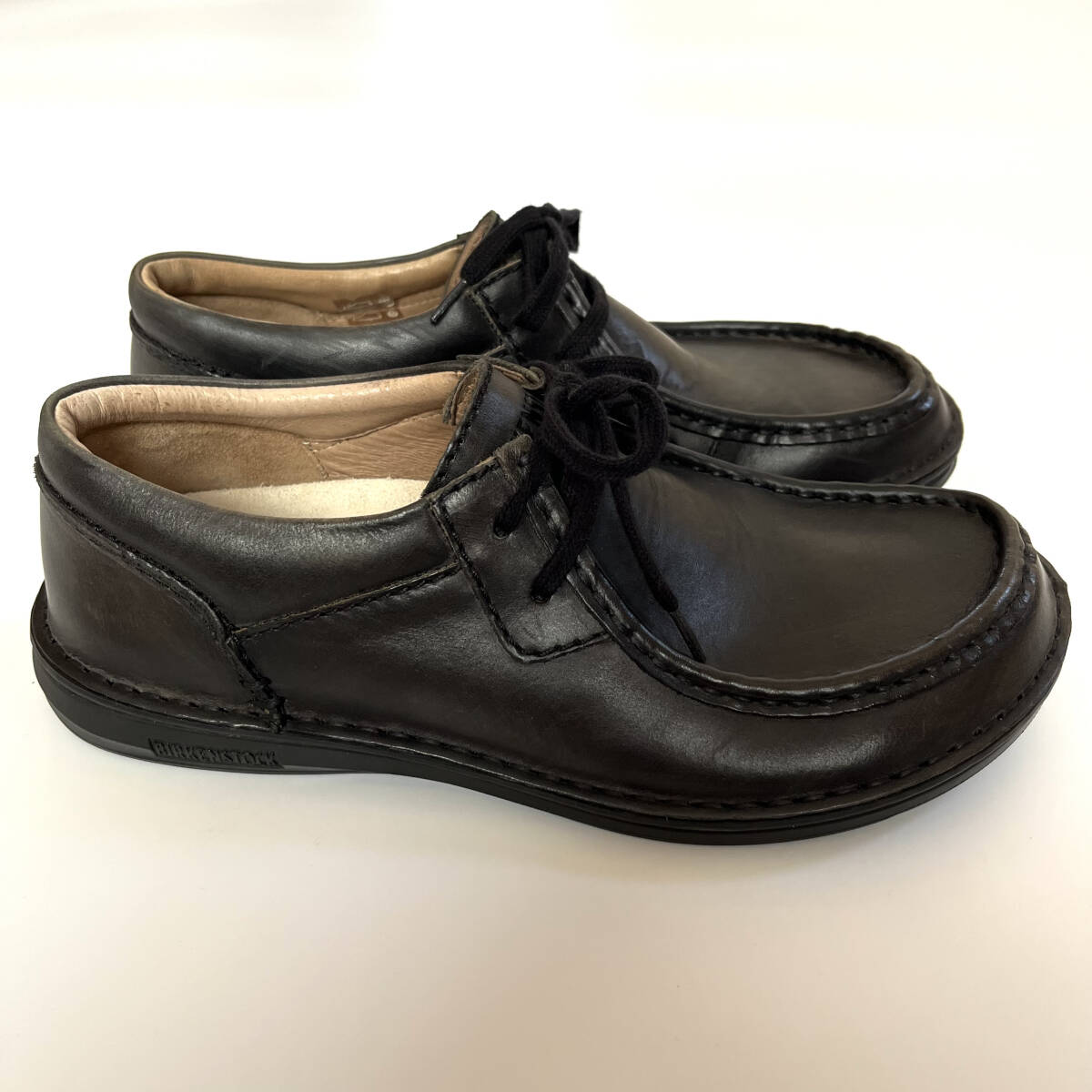 ★新品未使用品★【Birkenstock*ビルケンシュトック*PASADENA*パサデナ*BLACK*ブラック*４０サイズ*２６ｃｍ*レギュラー幅*モカシン*】の画像9