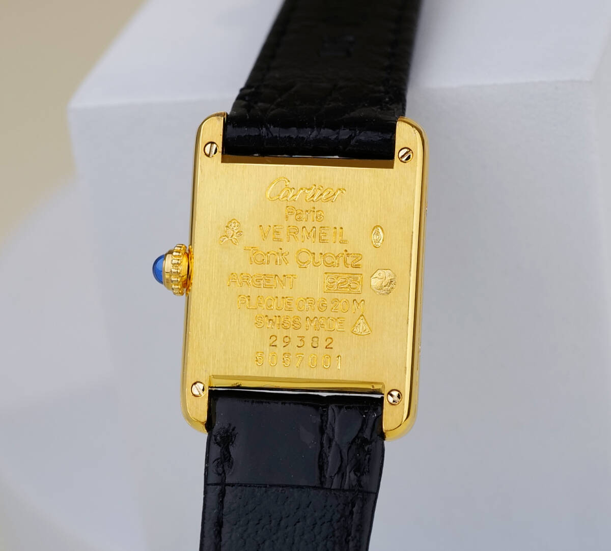 美品 カルティエ マスト タンク ゴールドライン ローマン SM Cartier_画像5