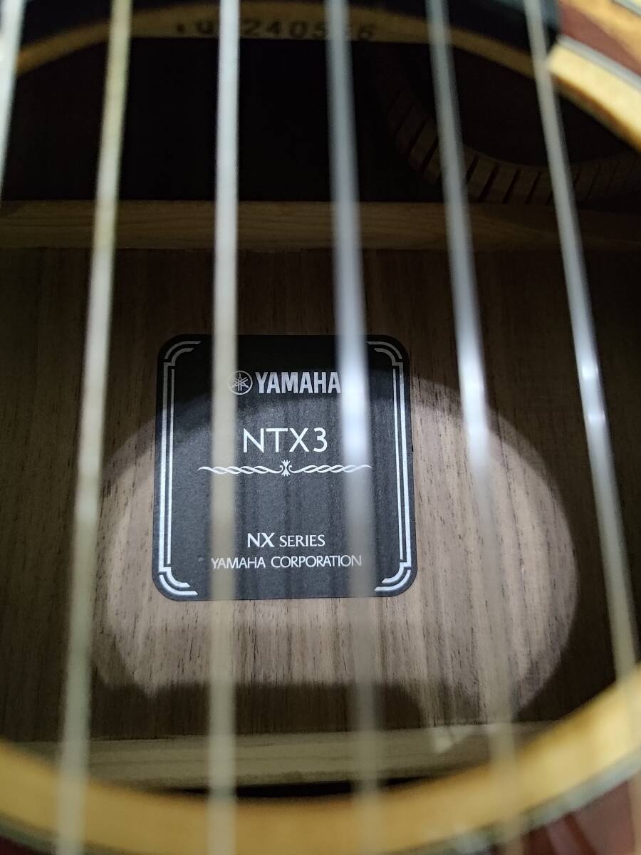 【美品】ヤマハ YAMAHA エレガットギター NTX3NTの画像7