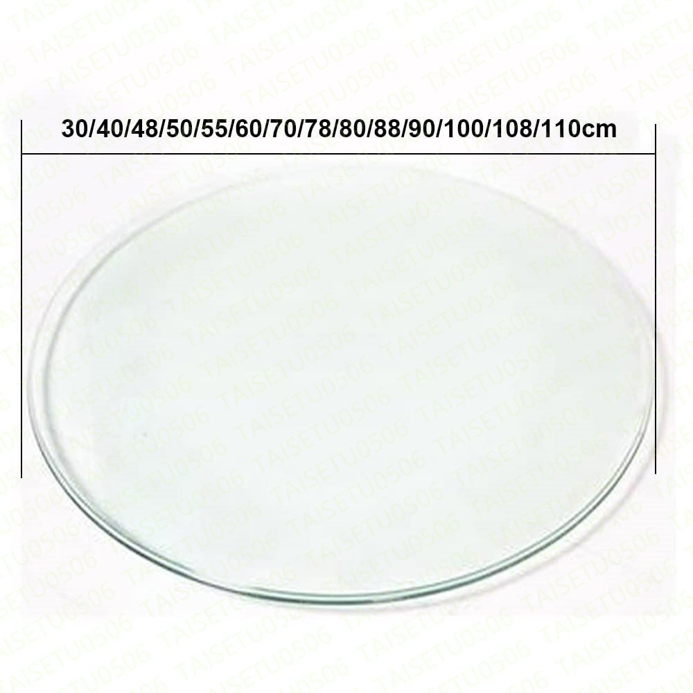  диаметр 28cm-118cm круг . стекло стол верх прозрачный усиленный стекло стекло настольный толщина 6mm долговечность обеденный стол кофе te-b для ( 55cm)