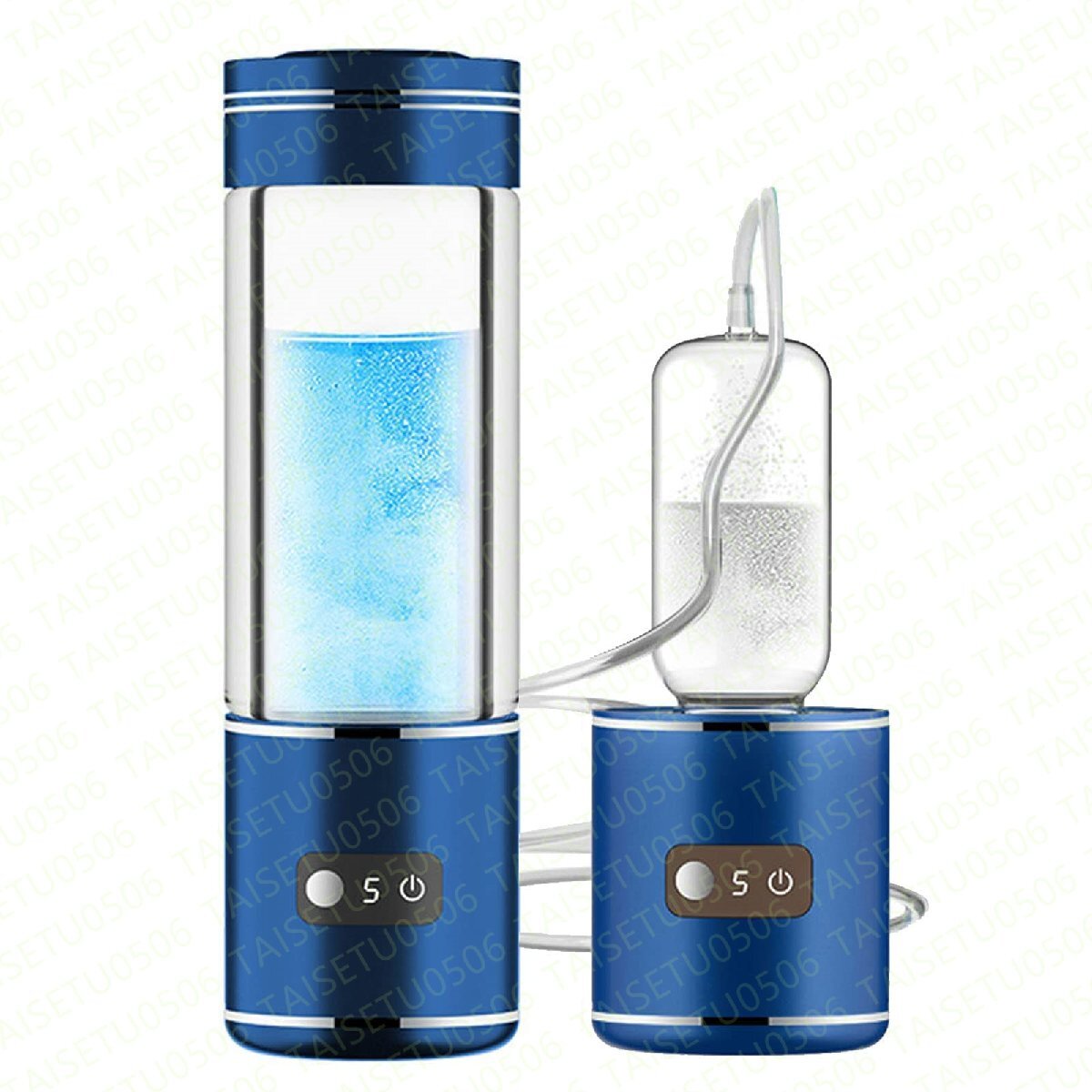 水素水生成器 磁気吸着充電式 水素水ボトル 2000PPB 一台三役 350ML 冷水/温水通用 ボトル式電解水機 アルカリ水素発生器_画像1