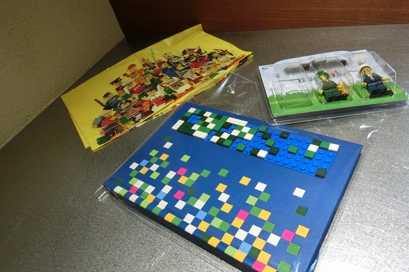 レゴランド【希少】限定レゴノート＆限定フィグ2個　LEGO　LAND　開封品　LEGO　日記　