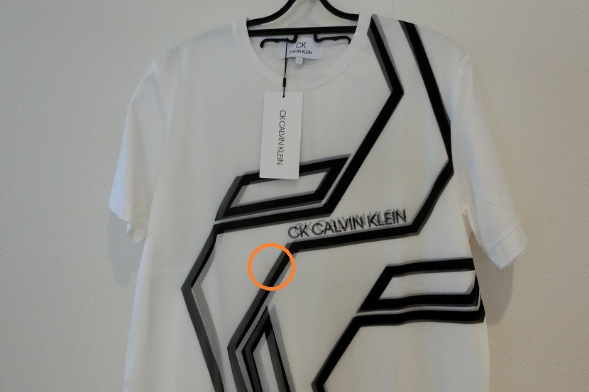 Calvin Klein【 \1万5,400円】新品☆サイズL 訳あり！タグ付き未使用品 メッシュ Tシャツの画像4