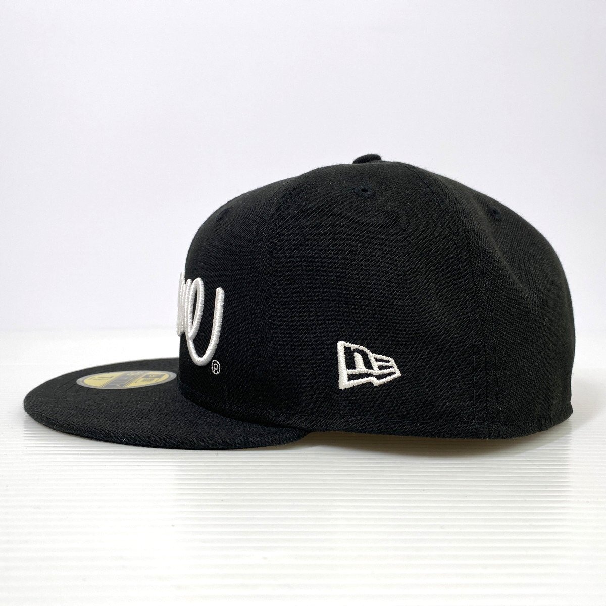 22SS Supreme シュプリーム Handstyle New Era CAP ハンドスタイル キャップ 7.5 59.6cm ブラック 黒 刺繍 帽子 ニューエラの画像3