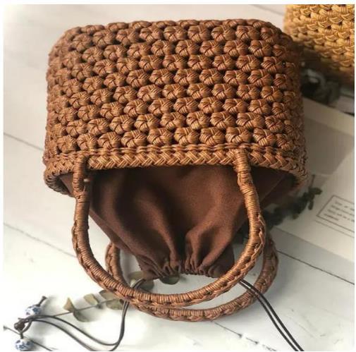  new goods * worker. handmade .. basket bag hand-knitted ... bag basket cane basket 