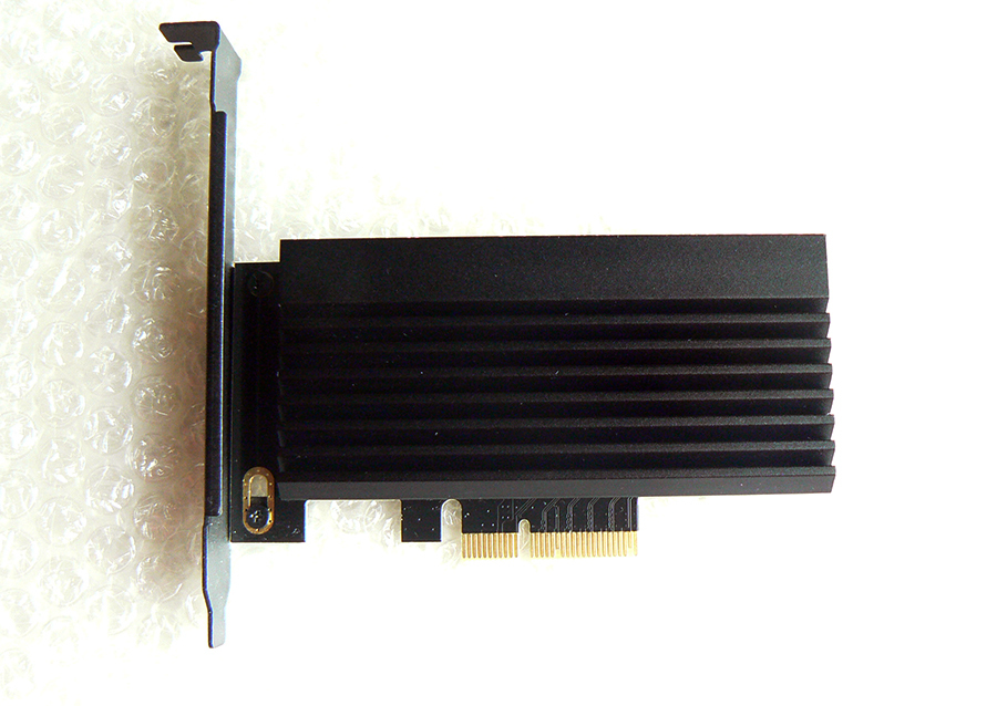 AINEX アイネックス M.2 NVMe PCIe3.0x4 変換アダプターカード ME03-1N 大型ヒートシンク搭載_画像2