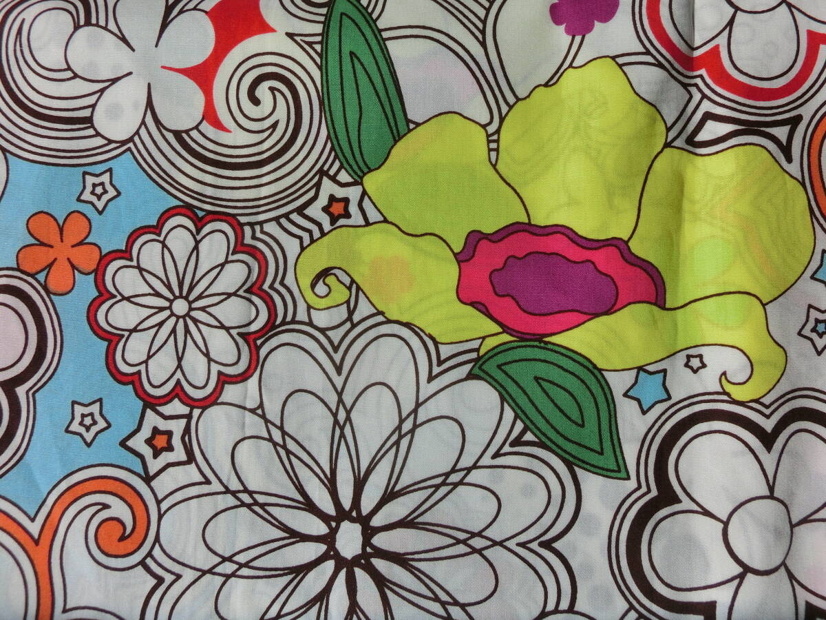 USA  サイケ フラワー 花柄 サイケデリック ビンテージの画像3