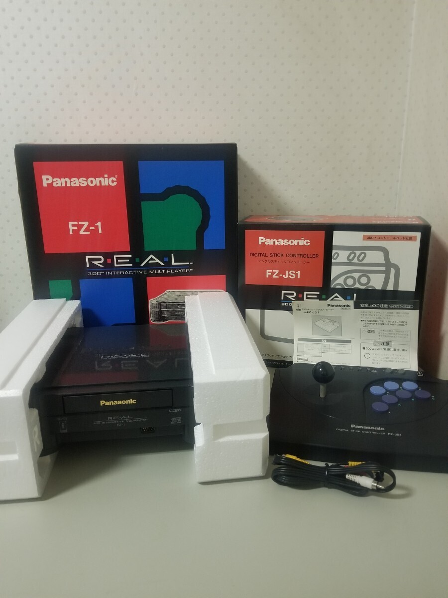 【動作確認済・シリアル番号一致】◆Panasonic/パナソニック◆3DO REAL/3DO リアル 本体◆FZ-1◆デジタル スティック コントローラ◆FZ-JS1の画像1