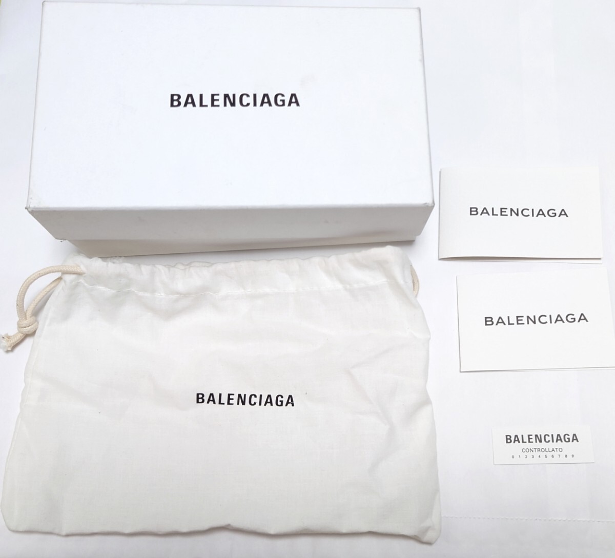 購入証明書あり BALENCIAGA バレンシアガ Bazar Striped Continental Wallet バザールコンチネンタル ウォレット ジップアラウンド 長財布の画像8