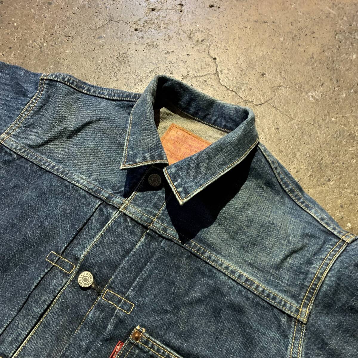 LEVI'S 90s 71506-XX 大戦モデル 復刻 4つボタン 日本製 42 リーバイス デニムジャケット 98年製の画像9