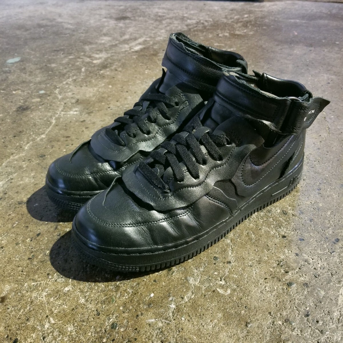 COMME des GARCONS HOMME PLUS × NIKE 20AW AIR FORCE 1 26.5.㎝ 2020AW コムデギャルソンオムプリュス ナイキ エアフォース1 DC3601-001の画像3