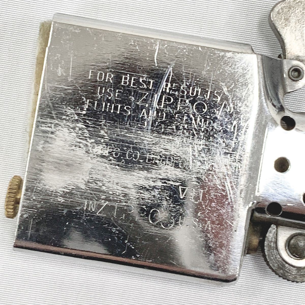 美品 着火確認済み Zippo ジッポ アメリカンクラシック VINTAGE SERIES 1937 シルバー系 オイルライター 喫煙具 ジッポー の画像9