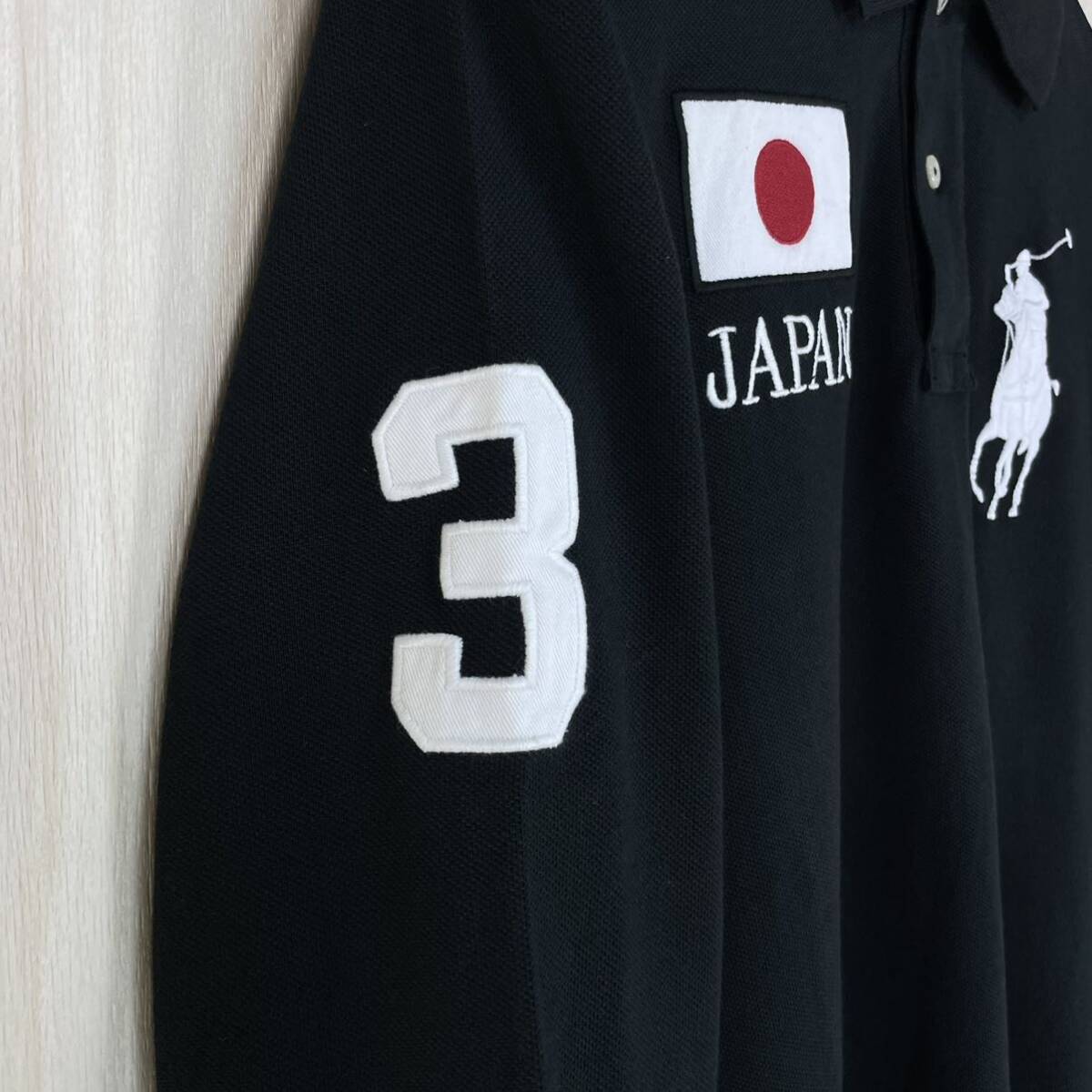 入手困難 ポロラルフローレン 刺繍 ビッグポニー JPN USA 日の丸 入手困難 ポロラルフローレン 刺繍 ビッグポニー JPN USA 日の丸
