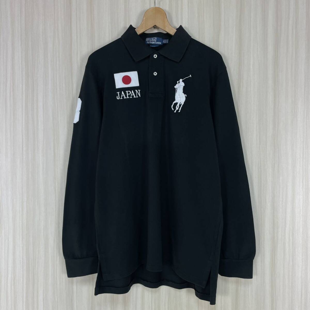 入手困難 ポロラルフローレン 刺繍 ビッグポニー JPN USA 日の丸 入手困難 ポロラルフローレン 刺繍 ビッグポニー JPN USA 日の丸