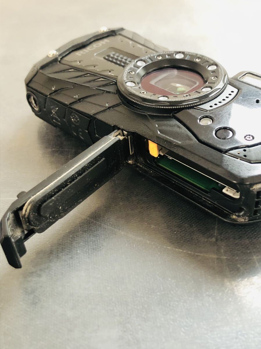 RICOH リコー WG-70 防水 デジタルカメラ コンパクトカメラ 一部動作確認OK ブラック_画像4