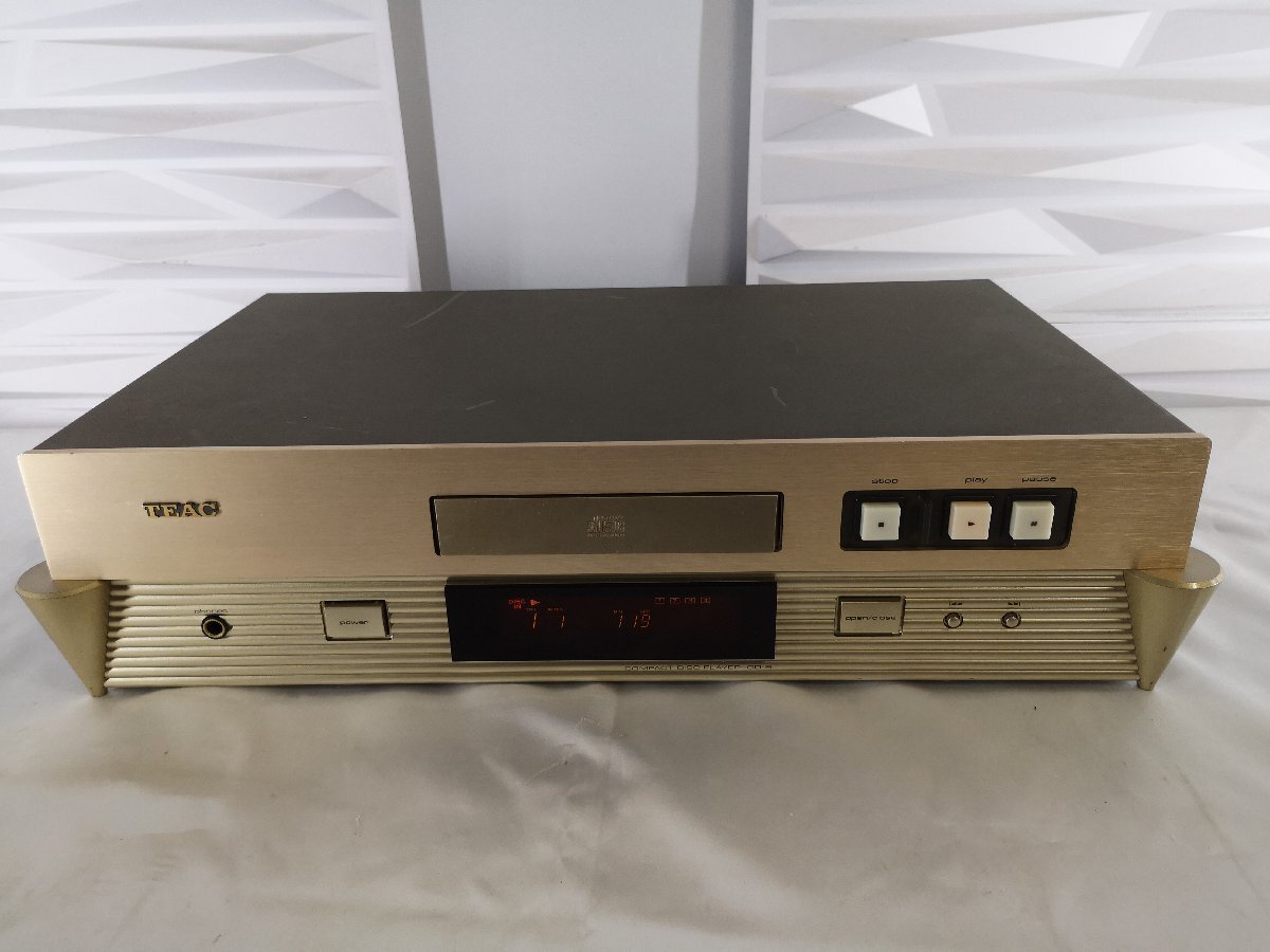 * large Thanksgiving!!*gdo design *TEAC CD-5/cd5 CD deck /CD player * Teac * service completed * under taking welcome m0d5468