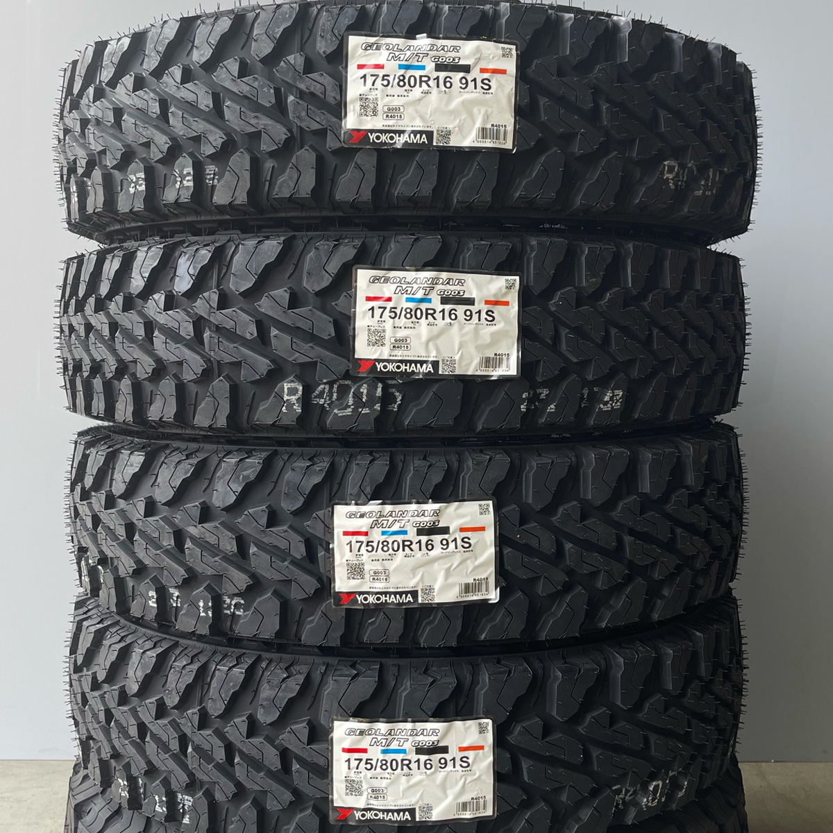 即納 最短当日発送→翌日お届け 2024年製 新品 ヨコハマ GEOLANDAR M/T G003 175/80R16 175/80-16 4本 正規品 ジムニー 4本送料込50000円_画像1