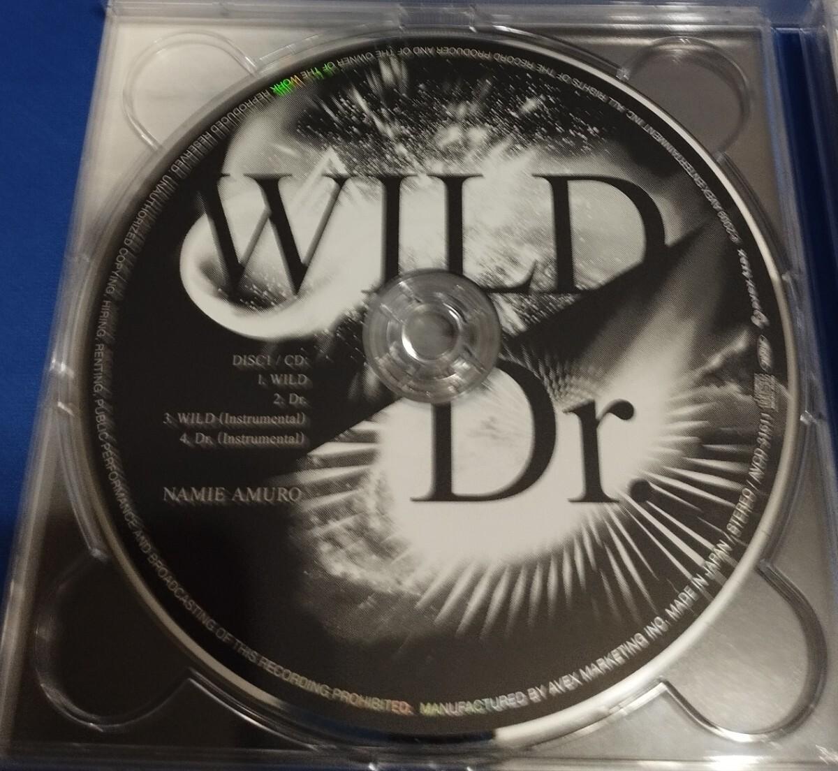 安室奈美恵 WILD CD4曲 DVD2曲 初回限定盤の画像3