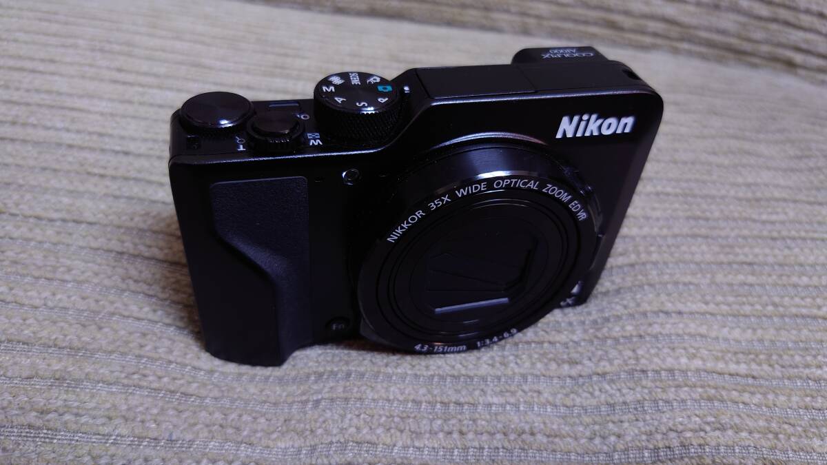 NIKON COOLPIX A1000 ブラック 一部変形 動作問題なし_画像1