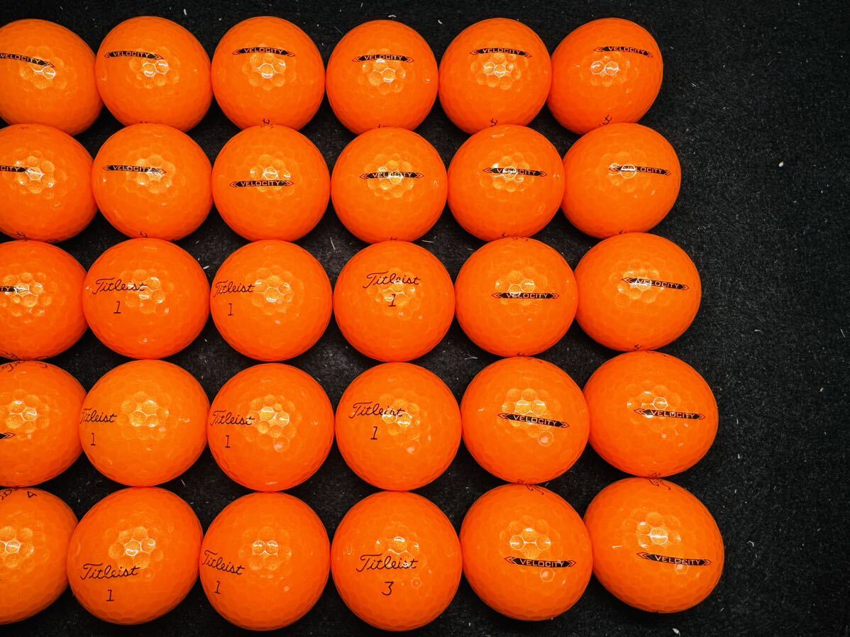 タイトリスト VELOCITY 2022年モデル 30個  オレンジの画像3