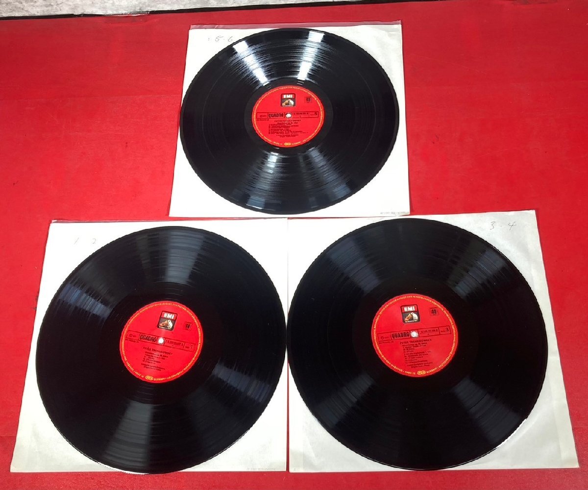 【レコードコレクター放出品】 LP プレヴィン チャイコフスキー 眠りの森の美女 独盤 3枚組の画像4