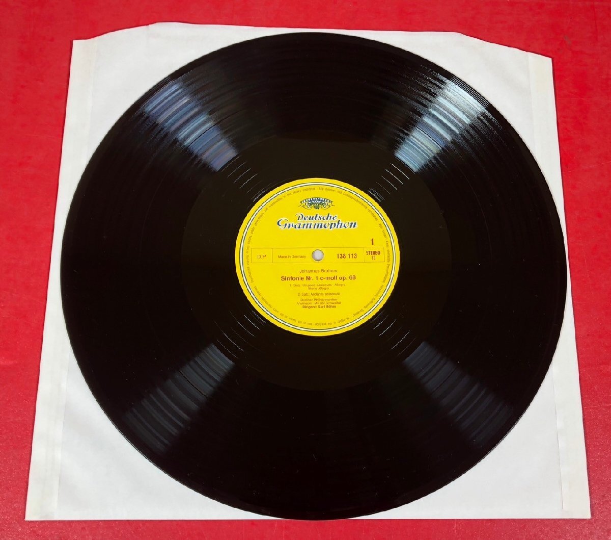 【レコードコレクター放出品】 LP カール・ベーム ブラームス 交響曲 第1番 ハ短調 OP.68の画像3